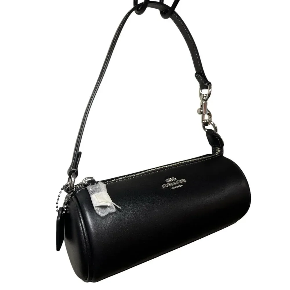 COACH Nolita Barrel Bag Black Leather